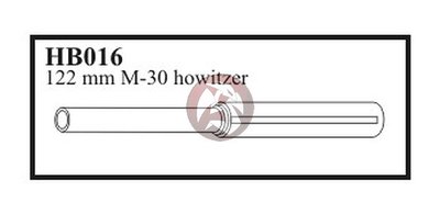 CMK 1/35 122mm M-30 Howitzer Model 1931/37 w/Mantlet Gun for M-30 Howitzer HB016