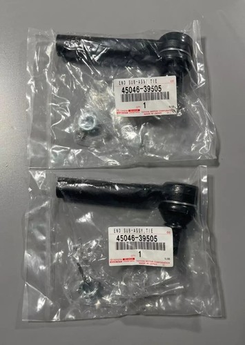 PAIR OF GENUINE TOYOTA 4 RUNNER FJ CRUISER GX470 120 PRADO TIE ROD ENDS