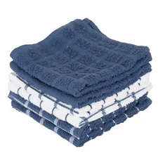 RITZ Terry Check Dish Cloths 6-Pack | Soft & Absorbent Cleaning Cloths