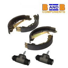 BRAKE SHOES SET & WHEEL CYLINDERS MK1 CADDY PICKUP A2131
