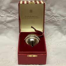 POLAR EXPRESS HALLMARK THE FIRST GIFT OF CHRISTMAS BELL ORNAMENT in BOX 2004
