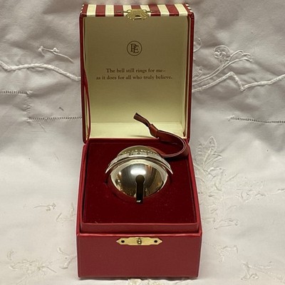 POLAR EXPRESS HALLMARK THE FIRST GIFT OF CHRISTMAS BELL ORNAMENT in BOX 2004