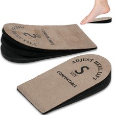 2 Pack Heel Lifts, Adjustable Heel Lifts for Leg Length Discrepancy, Women Ma...