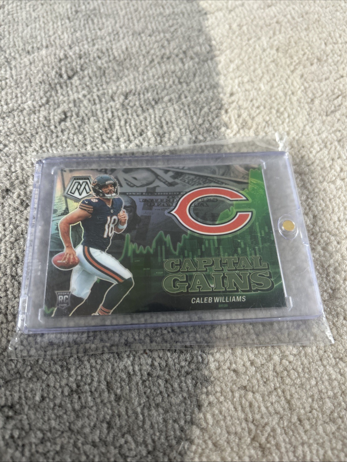 2024 Panini Mosaic - Capital Gains Caleb Williams #2 Silver Prizm (RC)