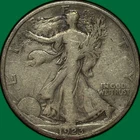 1923-S Walking Liberty Half Dollar Fine F Coin #28750
