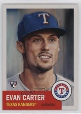 2024 Topps Living Set Online Exclusive /3974 Evan Carter #703 Rookie RC