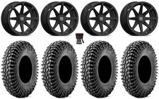 Valor V01 15 Wheels Black 35 Cliffhanger Tires Polaris Sportsman Valor V01 15 Wheels Black 35 Cliffhanger Tires Polaris Sportsman
