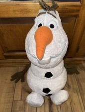 Disney Store Frozen Olaf 17" Plush Snowman Large Stuffed Animal