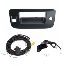Rear View Camera Add On Kit w/ Wiring Harness & Tailgate Handle Bezel New