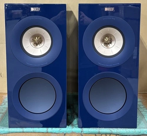 KEF R3 Meta Bookshelf Speaker - Pair (Gloss Indigo Limited Edition)