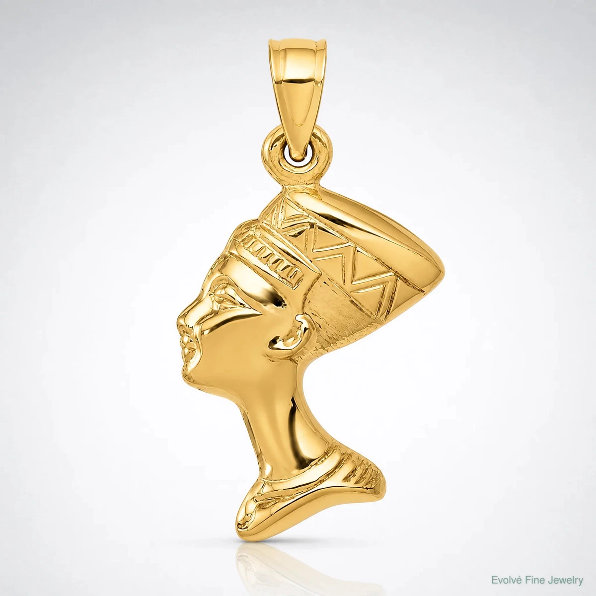Nefertiti Gold Pendant Indiana Fine Diamond Necklaces & Pendants