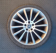 MERCEDES BENZ C CLASS W205 19" TURBINE FRONT ALLOY WHEEL  2054011300 NO WELDS