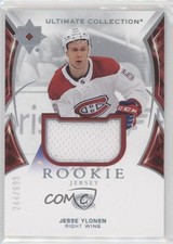 2021 Upper Deck Ultimate Collection Rookies Jersey 244/699 Jesse Ylonen #134 8tn