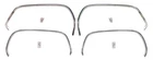 1981-1987 Chevy Gmc Pickup Blazer Suburban Wheel Opening Molding 4 Piece Set