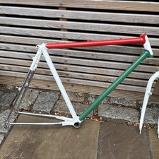 Rare Pinarello Antelao 80s Steel Mountain Bike Frame and Fork 26" Wheels