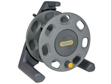 Image of Hozelock 2410 30M Freestanding Compact Hose Pipe Reel Only HOZ2410
