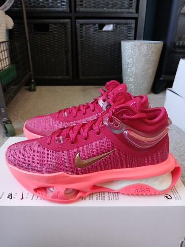 Nike Air Zoom GT Jump 2 Mystic Hibiscus Basketball Trainers (DJ9431 603) UK 4