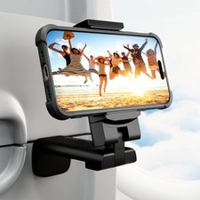Klearlook Universal Airplane Phone Holder, in Flight Travel Essentials Black