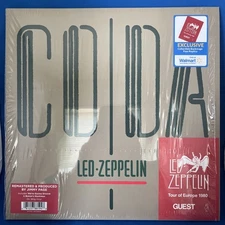 Led Zeppelin “Coda” 2022 Vinyl LP w/Collectible Backstage Pass Replica