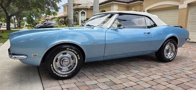 1968 Chevrolet Camaro Conv. 327/275HP 4 Spd, Highly Doc & Rare Color Combination
