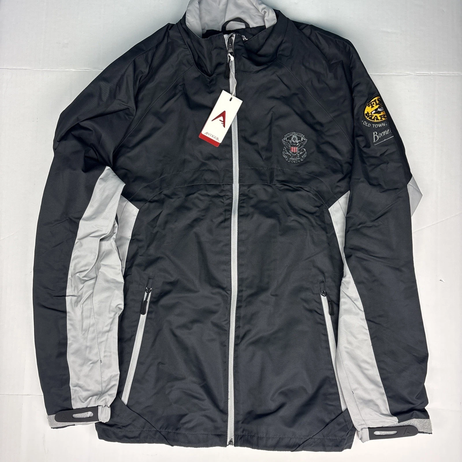 United States Park Police Antigua Legend Men’s Medium Jacket Black Silver New - product detail image 1