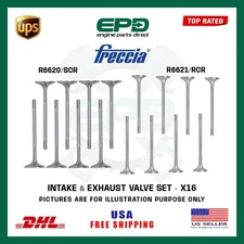 FOR BMW N47 2.0 DIESEL ENGINE MINI B47 N47C20A INLET & EXHAUST VALVES 16 PCS