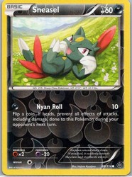 Sneasel 60/114 Reverse Holo XY Steam Siege