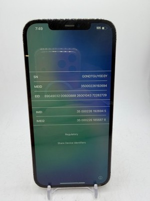 Apple iPhone 12 Pro Max - Gray - 128GB - as-is for salvage/parts/disassembly