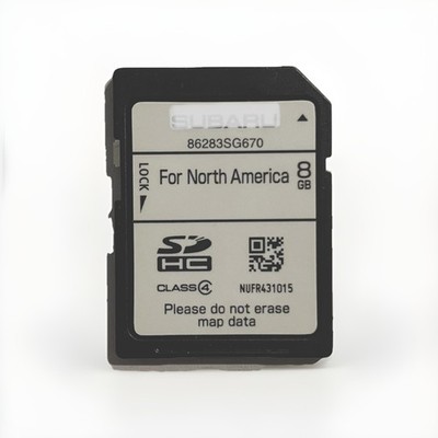 2014 2015 Fits Forester Navigation GPS Map Data Sd Card. Part # 86283SG670.