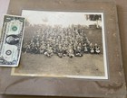 1920s Large Men's Group Panoramic Photo Fraternal Order Union Reading Pa Boater — photo 4