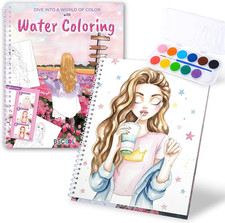 Water Coloring Book for Beginners Painting Kits for Kids Ages 5 and Up, Water...