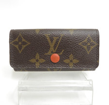 Authentic LOUIS VUITTON Monogram Multicles 4 Ring Key Case F 54078