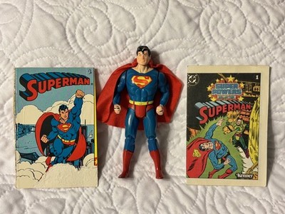 VINTAGE ~ SUPERMAN ~ 1984 SUPER POWERS ~ FIGURE KENNER DC COMIC BOOK COMPLETE