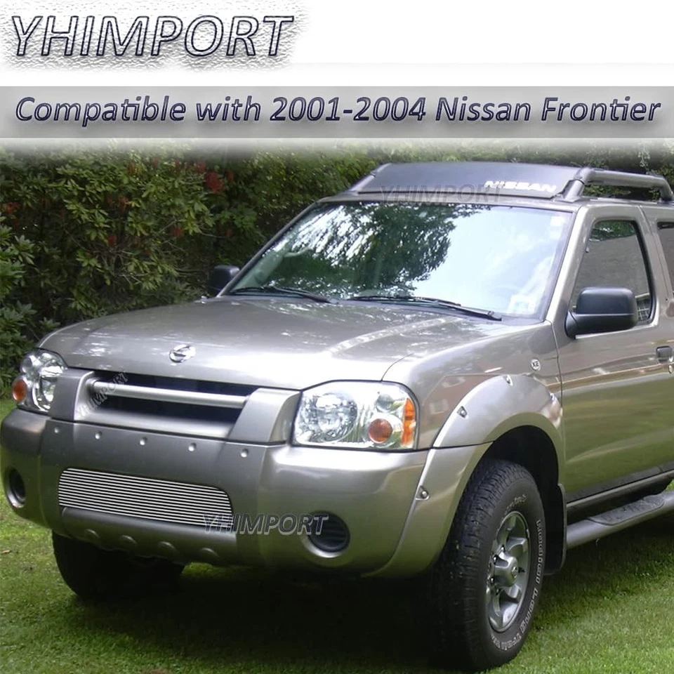 Parrilla de parachoques inferior delantera Nissan Frontier aluminio macizo pulido Billet Grill Foto 3 de 4