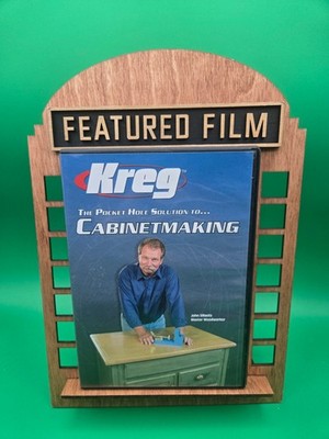 Kreg Pocket Hole Cabinet Making DVD Guide Woodworking Joinery Instruction Video