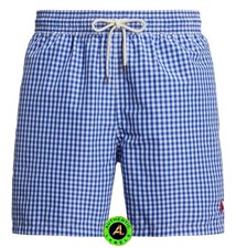 Image of Polo Ralph Lauren 14.5 cm Traveller Gingham Swimming Trunk RRP £115