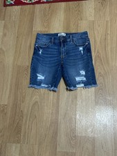 Girl  s Jordache Distressed Raw Hem Jean Shorts Size 10 EUC