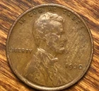 1930 Lincoln Wheat Cent Monster Woody Wood Grain Improper Alloy Mix Error Penny
