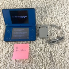 Sistema de consola portátil Nintendo DSi XL azul medianoche UTL-001 LEER