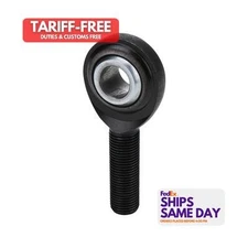 Allstar ALL58058, One Black Chromoly Pro Rod End Rh 1/2 Male Moly Performance Pa