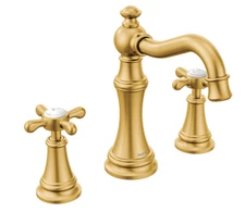 ​MOEN TVS42114BG Weymouth 2-Handle Widespread Cross Handle Bathroom Faucet/Valve