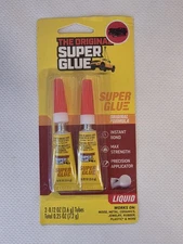 The Original Super Glue 2 Pack Two 0.12 oz Tubes