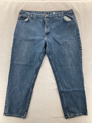 Faded Glory Jeans Mens 44 x 30 Straight Blue Denim USA Made