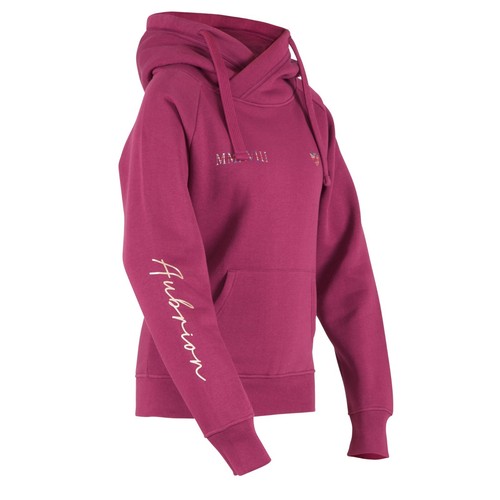 Aubrion Team Hoodie Grey/Khaki/Mulberry/Navy/Teal - Relaxed, Cosy, Jersey Fleece - Picture 18 of 29