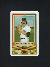 1982 Permagraphics All-Stars DENNIS ECKERSLEY credit card RED SOX Perma Graphics