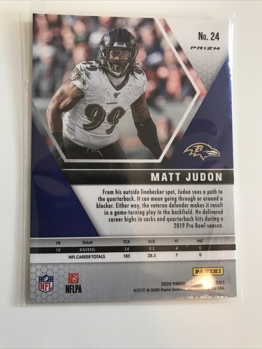 Matt Judon 2020 NFL Panini Green Mosaic Prizm - Imagen 2 de 2