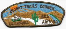 Desert Trails Council Strip S-3a Cloth Back CSP SAP Boy Scouts of America BSA