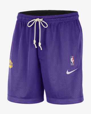 Los Angeles Lakers Nike Standard Issue Practice Reversible Shorts
