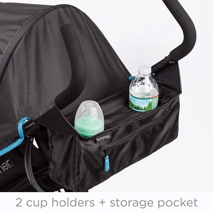 Cochecito de conveniencia Summer Infant 3Dmini, azul/negro - paseo infantil ligero Foto 3 de 4