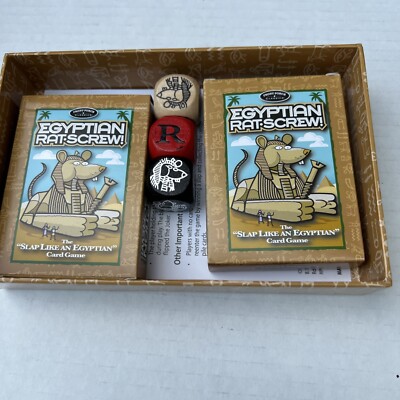 Egyptian Rat.Screw Card Game Slap Card Game Front Porch Classics